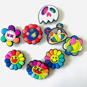 Smile Face Shoe Charms | Nurse Shoe Charms|Charms Happy Face Decor | Nurse Shoe Decor| Shoe Decoration| Shoe Clip
