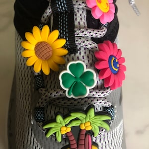 4 / 8 - Charms para zapatos / Charms para zapatillas / Charms para cordones de zapatos / Charms para cordones de zapatos / Flores para zapatillas / Flores para cordones de zapatos / Charms para zapatillas