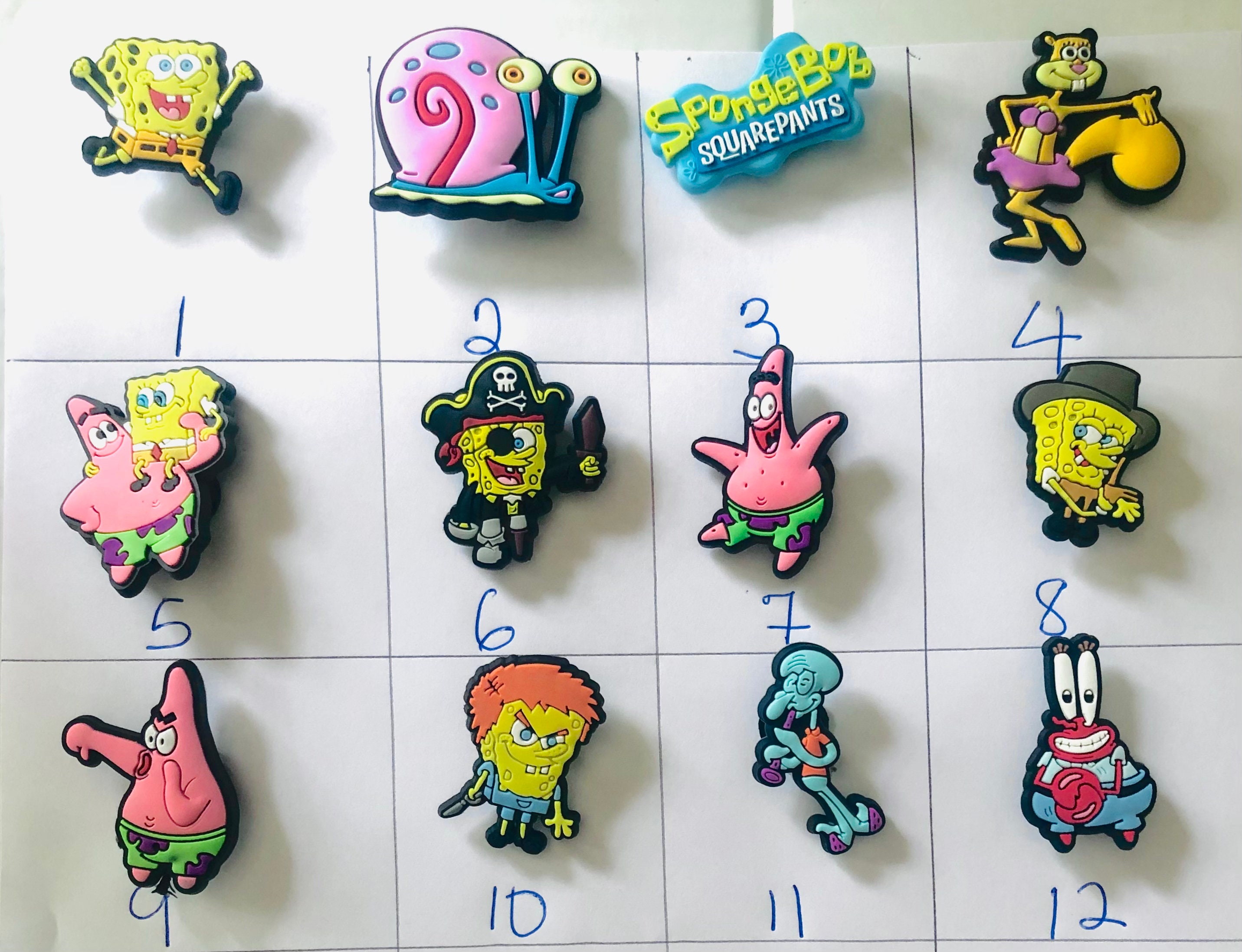 Spongebob charms for crocs clearance