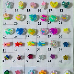 Jelly Shoe Charms| Transparent Shimmer Charms for Shoe | Nurse shoe charms | Resin Jelly Heart Charms | Jelly Animal Charms |EMT Shoe Charms