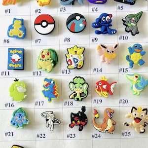 Bouton Charms Chaussures Cartoon Années 90 | Pendentifs de dessin animé pour chaussures | Breloques pour bracelet | charms pour chaussure grand trou | Charms de chaussures amusants