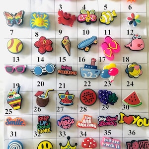 Funny Cute Shoe Charms: Stylish Shoe Charms | Shoe Charms With Words | CNA shoe charms | Nurse Shoe Charms |  Smiley Face  Sunshine Charms