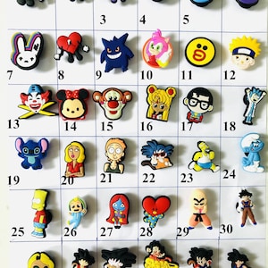 90s Cartoon Shoe Charms | Bunny ears Charms | Angry Hearts Charms | Lit Charms for Shoes | Nurse Shoe Charms | CNA Shoe Charms