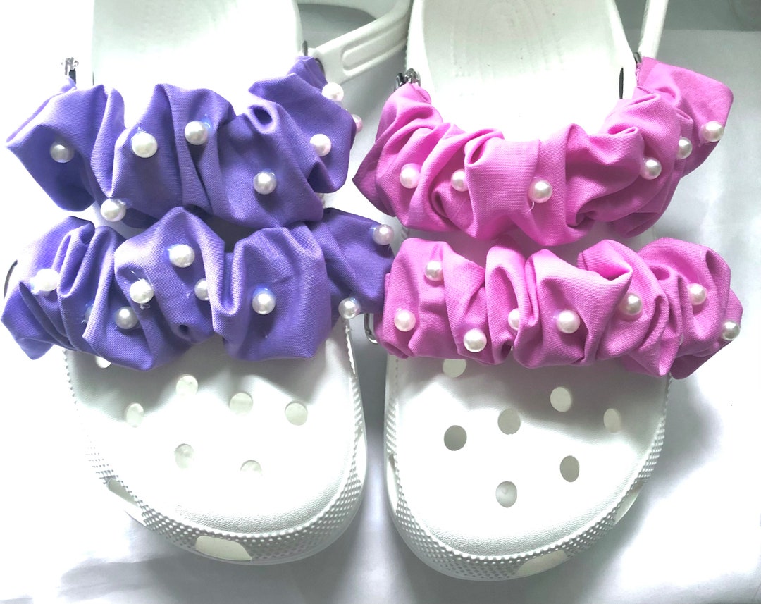 Crocs Scrunchies Chainsfabric Crocs Staps Jibbitz for Crocs Etsy
