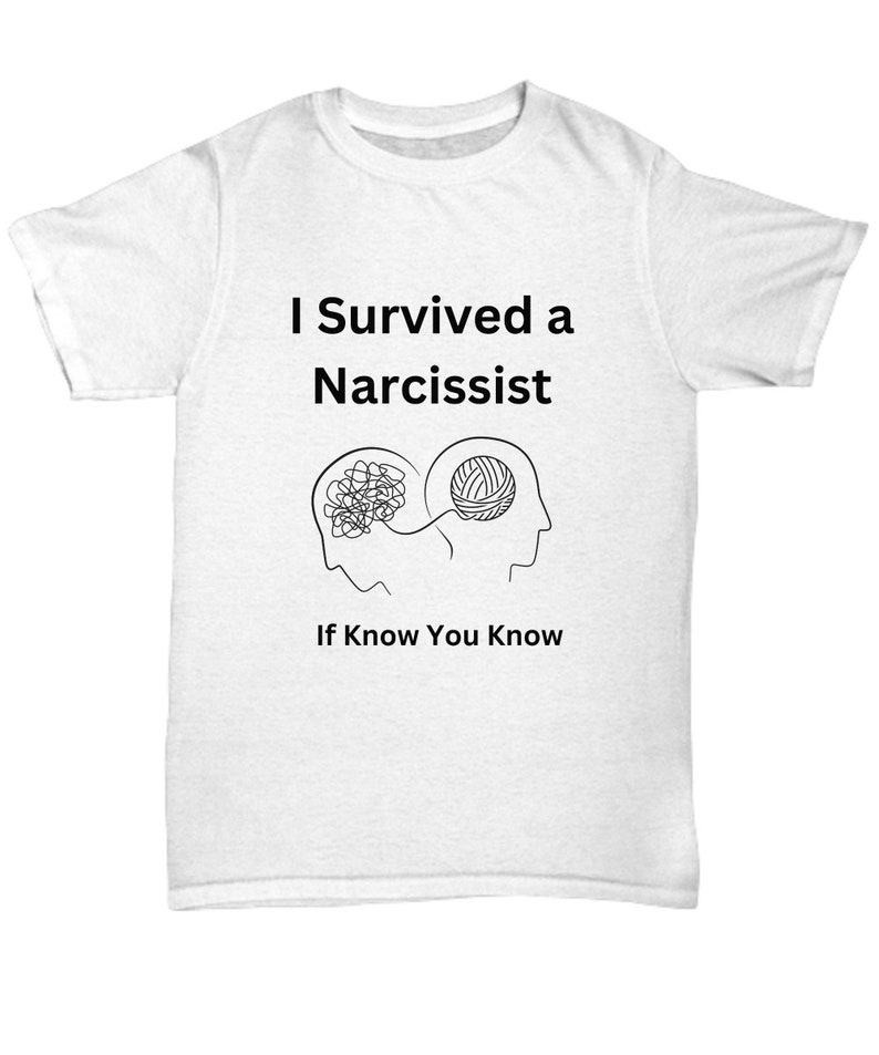 Narcissist Sleeveless Shirt - White Blue Black