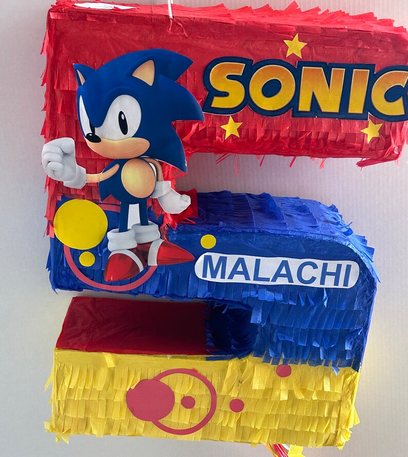 Sonic Pinatatraditional Etsy