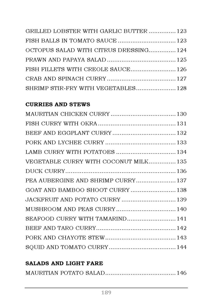 Mauritian Cookbook - Uncover the Rich and Diverse Flavors of Mauritius, Mauritian Recipes, Mauritius Recipes, Mauritius Cookbook image 8