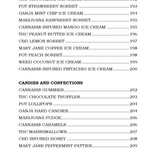 Cannabis Dessert Kookboek - Ontdek de rijke en diverse smaken van marihuana. Cannabisrecepten, Marihuana Recepten. Dessertkookboek. afbeelding 10