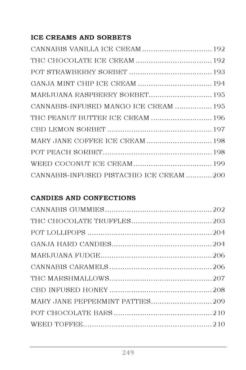 Cannabis Dessert Kookboek - Ontdek de rijke en diverse smaken van marihuana. Cannabisrecepten, Marihuana Recepten. Dessertkookboek. afbeelding 10