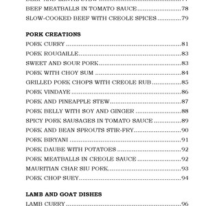 Mauritian Cookbook - Uncover the Rich and Diverse Flavors of Mauritius, Mauritian Recipes, Mauritius Recipes, Mauritius Cookbook image 6