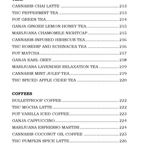 Cannabis Dessert Kookboek - Ontdek de rijke en diverse smaken van marihuana. Cannabisrecepten, Marihuana Recepten. Dessertkookboek. afbeelding 11