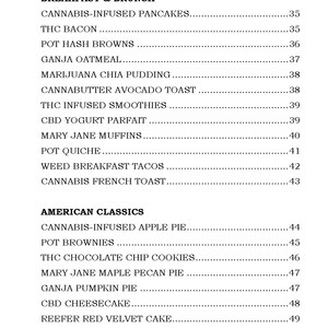 Cannabis Dessert Kookboek - Ontdek de rijke en diverse smaken van marihuana. Cannabisrecepten, Marihuana Recepten. Dessertkookboek. afbeelding 4