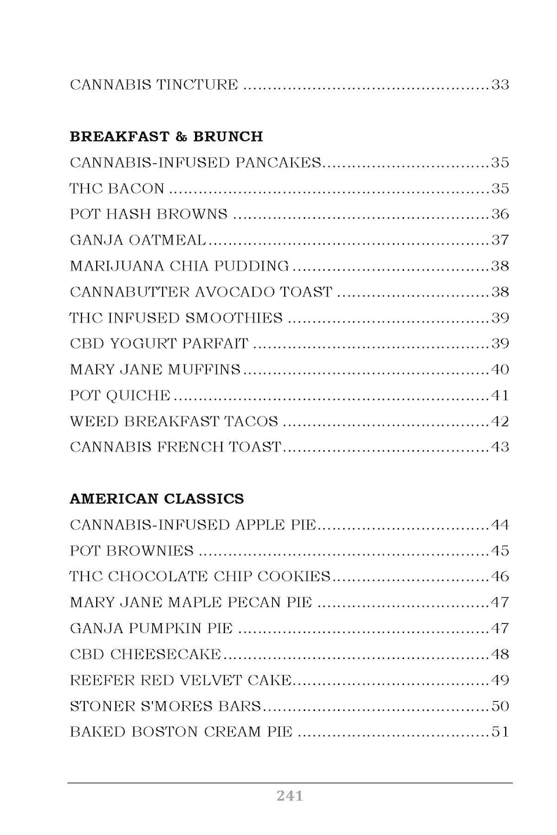Cannabis Dessert Kookboek - Ontdek de rijke en diverse smaken van marihuana. Cannabisrecepten, Marihuana Recepten. Dessertkookboek. afbeelding 4
