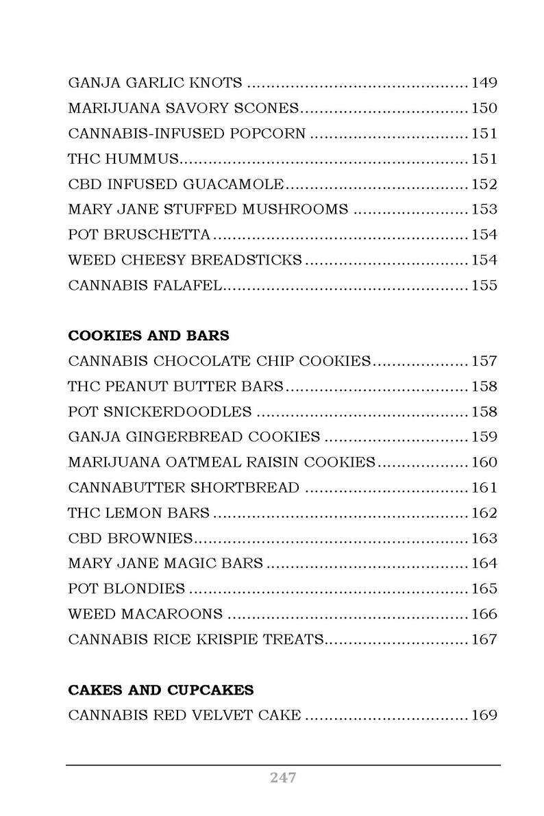 Cannabis Dessert Kookboek - Ontdek de rijke en diverse smaken van marihuana. Cannabisrecepten, Marihuana Recepten. Dessertkookboek. afbeelding 8