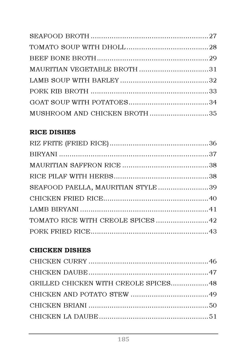 Mauritian Cookbook - Uncover the Rich and Diverse Flavors of Mauritius, Mauritian Recipes, Mauritius Recipes, Mauritius Cookbook image 4