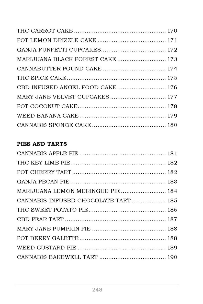 Cannabis Dessert Kookboek - Ontdek de rijke en diverse smaken van marihuana. Cannabisrecepten, Marihuana Recepten. Dessertkookboek. afbeelding 9