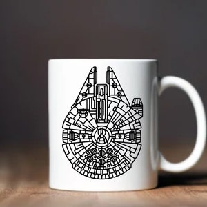 Millennium Falcon Bundle SVG File, Star Wars Rebel Ship Download ...