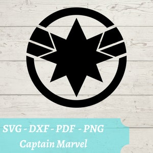 Super Symbol SVG File, Avengers Download Digital File - dxf, pdf, png - Cricut - Glowforge Laser Cut File Captain, Comics