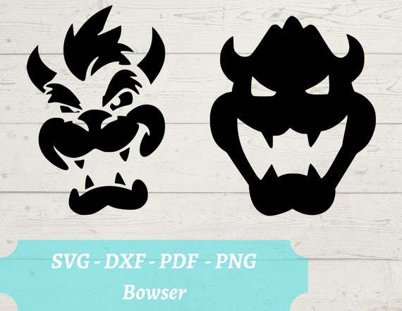 Bowser SVG File, Super Mario Bros Bowser, Download Digital File - svg, dxf, pdf, and png