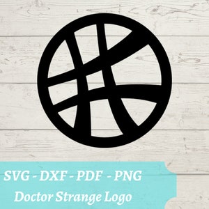 Doctor Strange SVG-Datei, Doctor Steven Strange Symbol digitale Datei - dxf, pdf, png - Cricut - Glowforge Laser Cut File