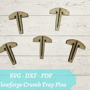 Glowforge Pins Starter Pack Honeycomb Pins Alignment Tools Crumb Tray  Holding Material Tools DIGITAL CUT FILE 