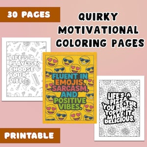 Printable Quirky Adult Coloring Pages