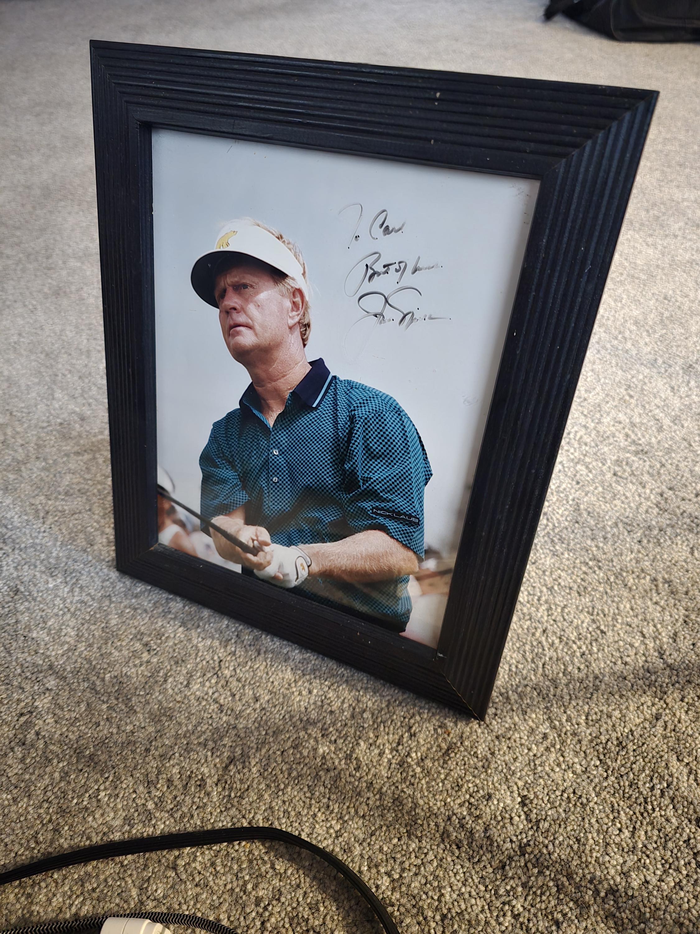 プロゴルファー ジャック 二クラウス 直筆サイン ゴルファー ジャック・ニクラウス 直筆サイン入り 8x10 - *史上最高の