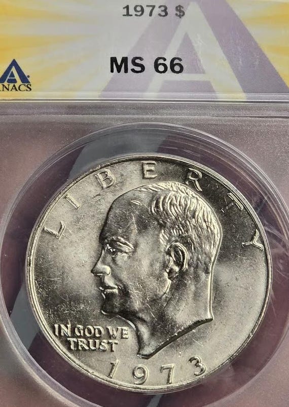 アメリカ 1ドル アイゼンハワー 銀貨 1ドル硬貨 アイゼンハワー大統領