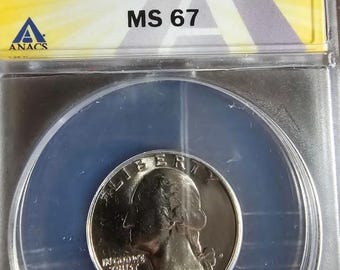 アメリカより、大変人気の1966年ワシントンクォーターコイン