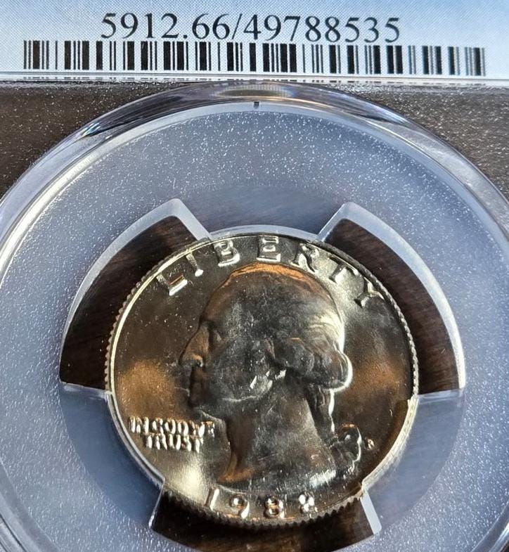 Quarter dollar 1982 - Etsy 日本