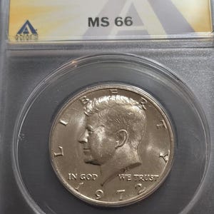 1972 Kennedy Half Dollar - Certified MS66!!!