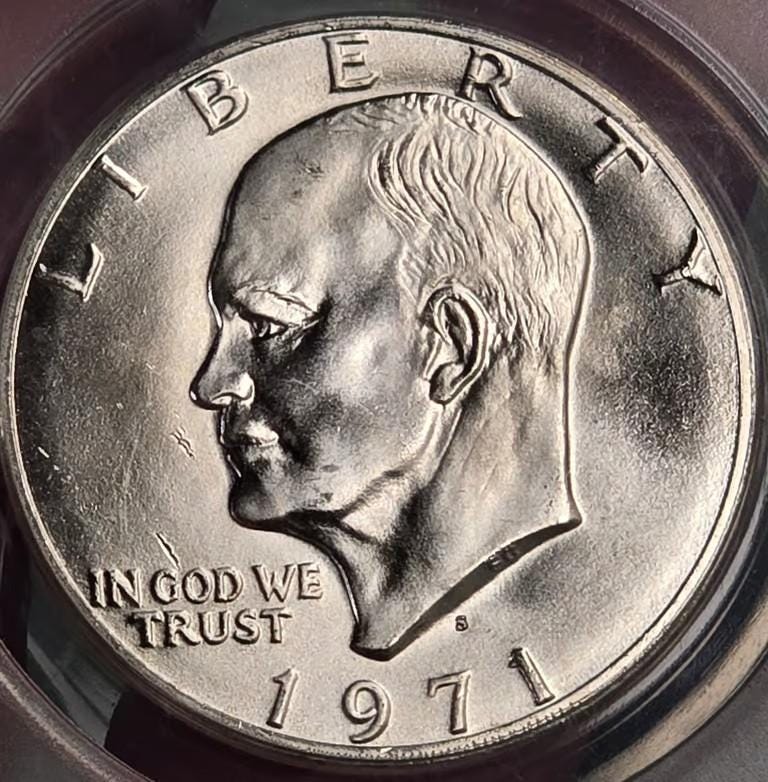 Eisenhower dollar 1971 - Etsy 日本