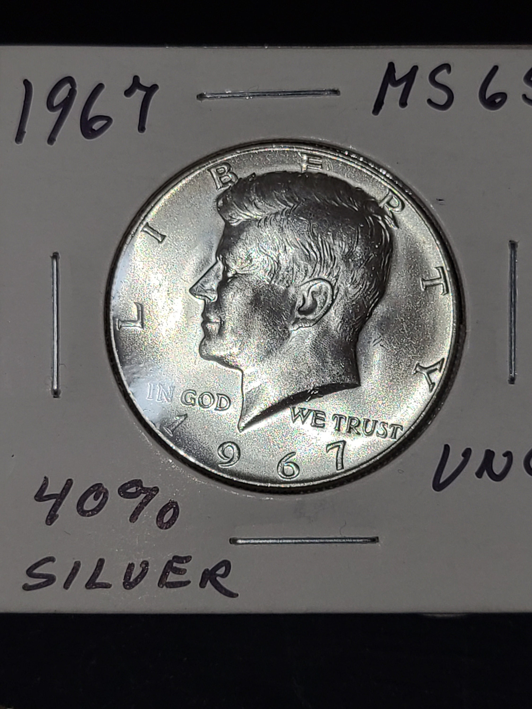 コレクション 1967 JFK Half Dollar Coin 1967 SMS JFK Half Dollar 40