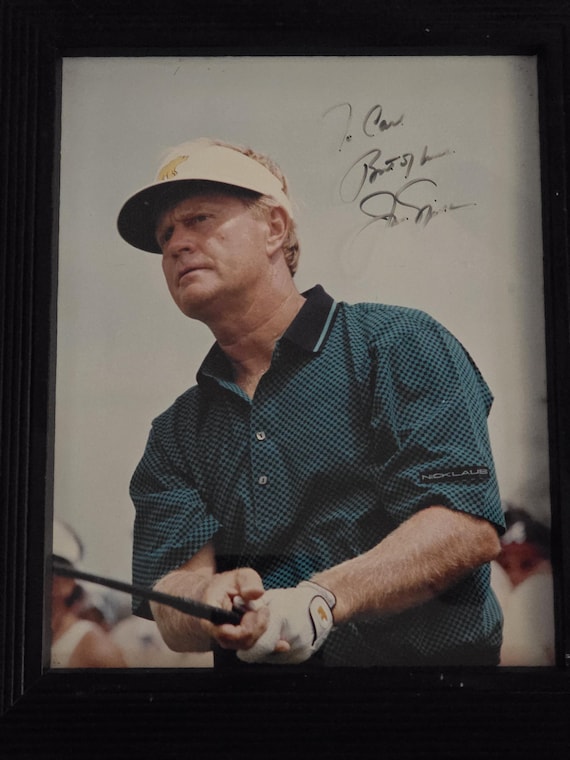 ジャックニクラウス 選手直筆サイン入りフォト 自らの名を冠した