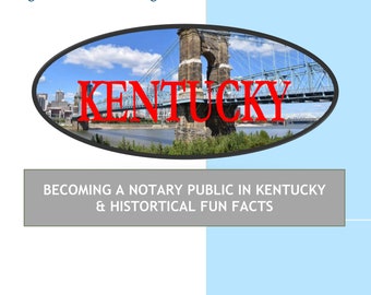 KENTUCKY---How To Become Notary Public In KENTUCKY STATE & Historical Fun Facts