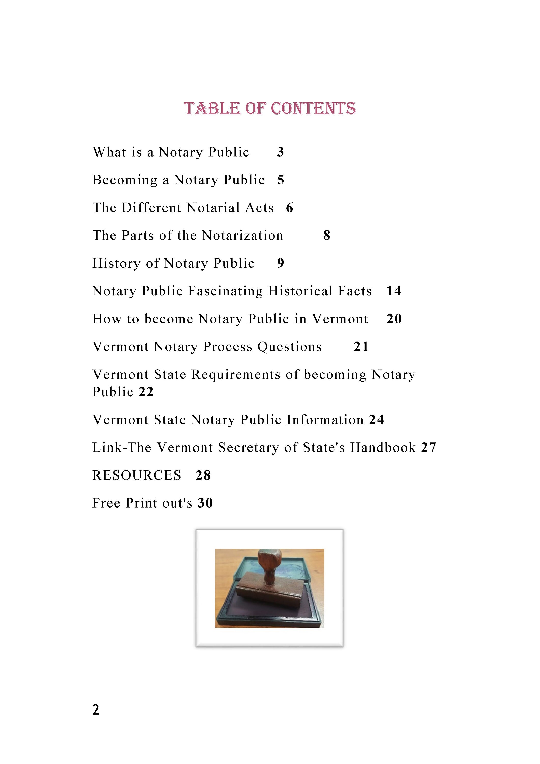 Vermonthow to Notary Public in VERMONT & Historical Fun Facts Etsy
