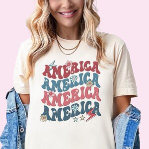 America Shirt USA Shirt Fourth of July Shirt 1776 Shirt Kids 4th of July Shirt 4th of July Shirt Kids Shirt Independence Day Shirt M3254