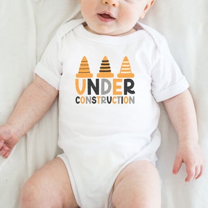Under Construction Toddler Shirt Construction Cones T-Shirt Excavator Dirt Shirt Tractor Tee Birthday Gift Dump Truck Shirt for Toddler Tees