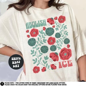 Protest Shirt Anti Ice Shirt Abolish Ice No Human is Illegal Tee Ice Protest Shirt Anti Trump Shirt Pro Immigrant Shirt Social Justice Shirt