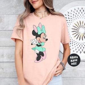 Easter Minnie Mouse Shirt Minnie Easter Shirt Disneyland Easter Shirt Disney Easter Shirt Disney Family Easter Shirt Cute Easter Bunny Shirt