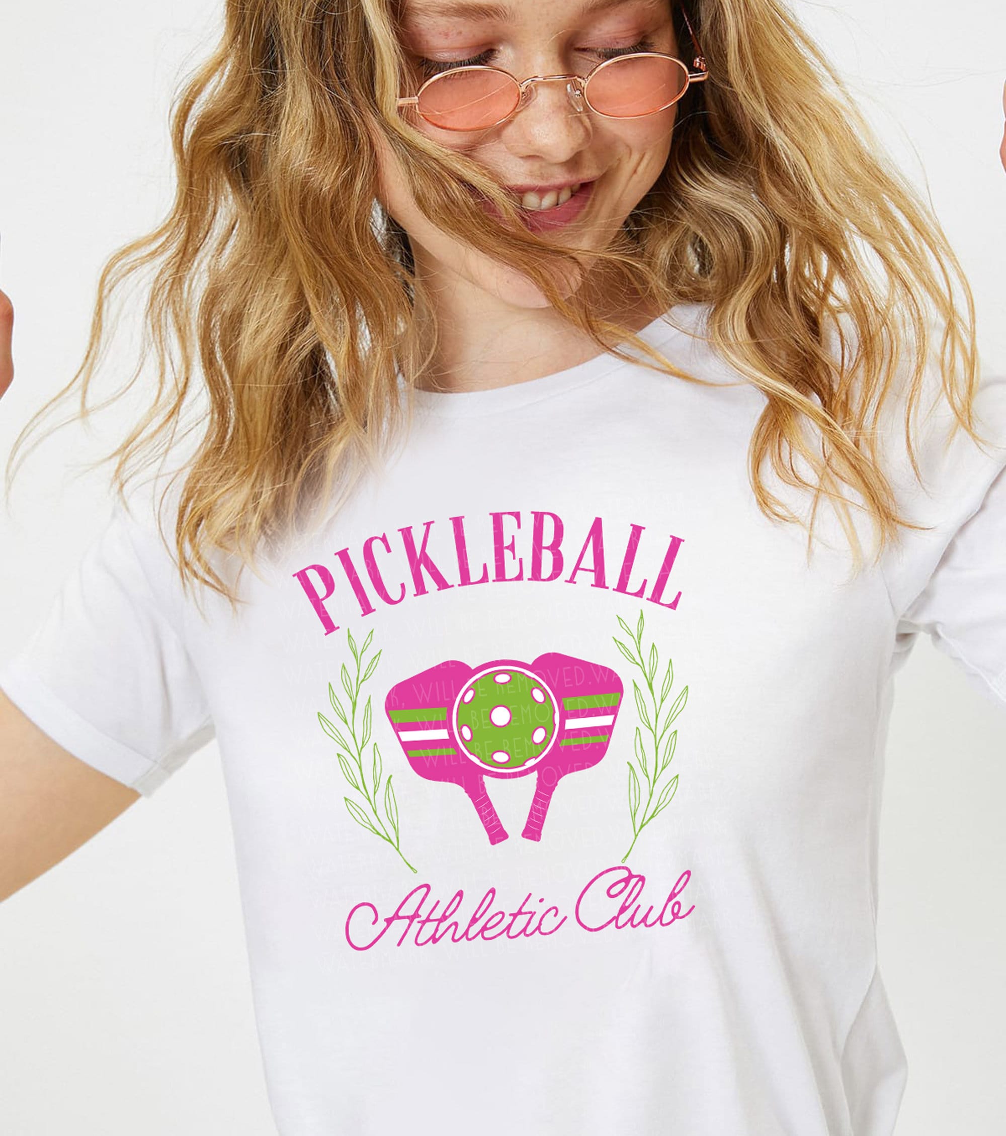 Pickleball Athletic Club Shirt Pickleball Player Shirt Girls Club Trendy Tee Pickleball Social Club Tee Pink Pickle Ball T-Shirt for Women