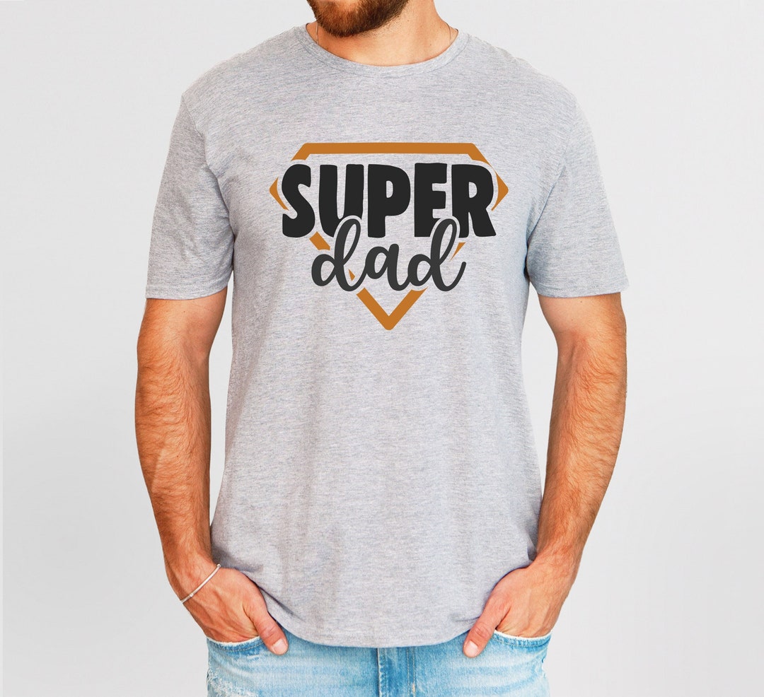 Mens SUPER DAD TSHIRT - Superhero Graphic T main image 1