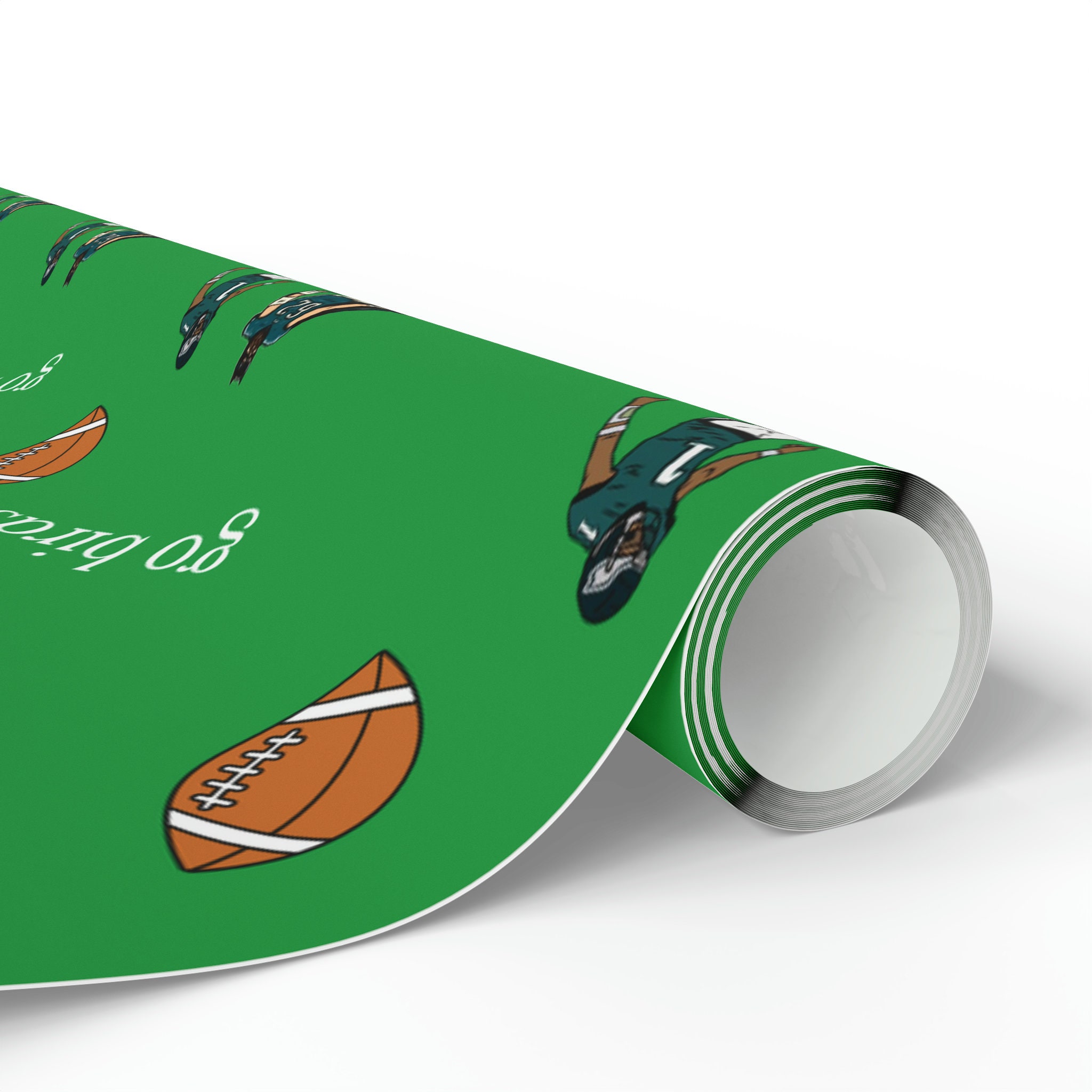 Football Wrapping Paper, Eagles Wrapping Paper, Christmas Wrapping