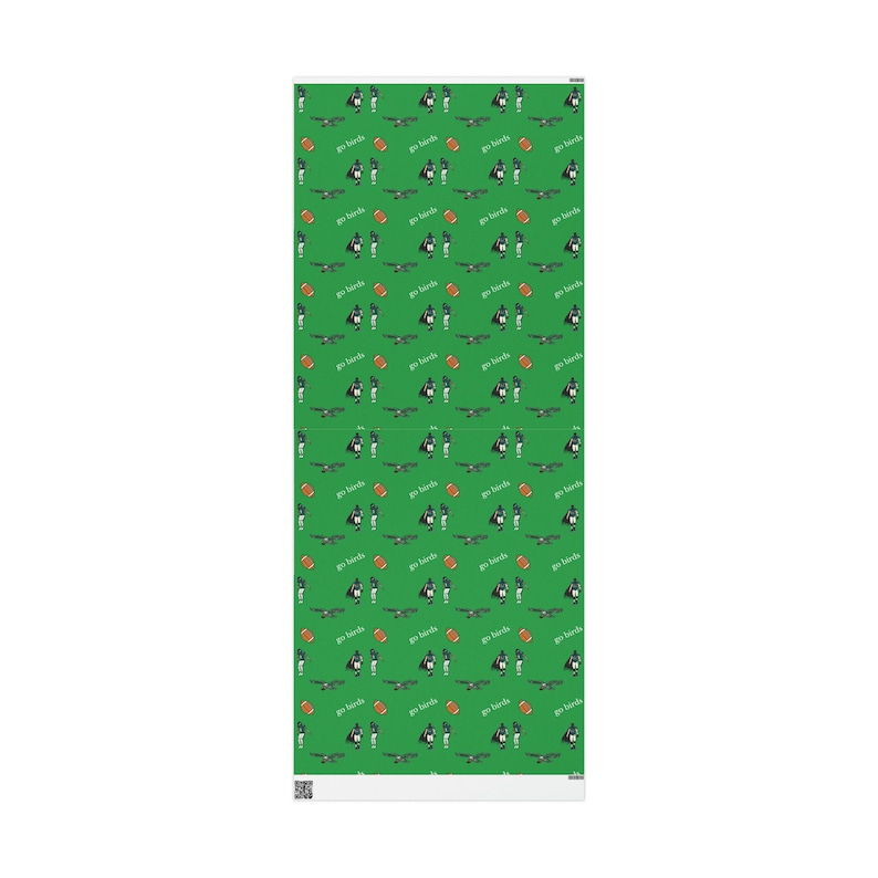 Football Wrapping Paper, Eagles Wrapping Paper, Christmas Wrapping