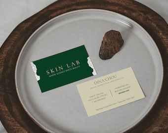 Editable Business Card Template, Minimalist Modern Calling Card (Digital Download)