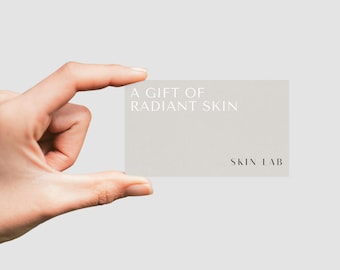 Editable Gift Certificate Card Template, Minimalist Beauty Business | Canva Digital Download