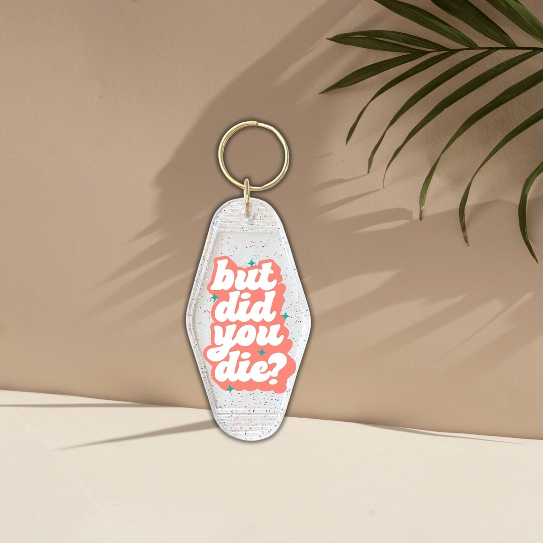 Are We Having Fun Yet Hotel Motel Keychain – The Silver Spider