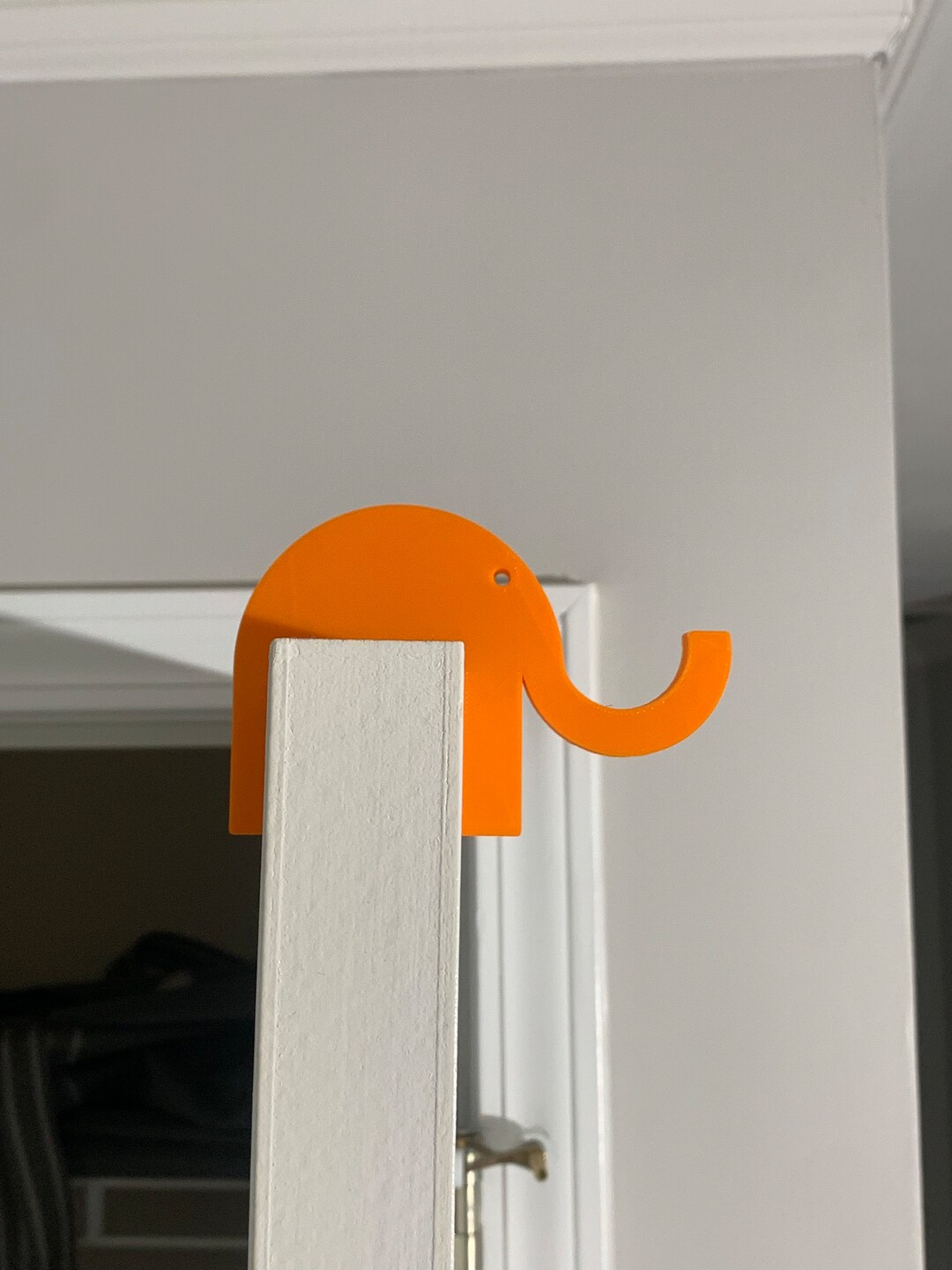 Elephant Cubicle Hook 3D Printed Etsy