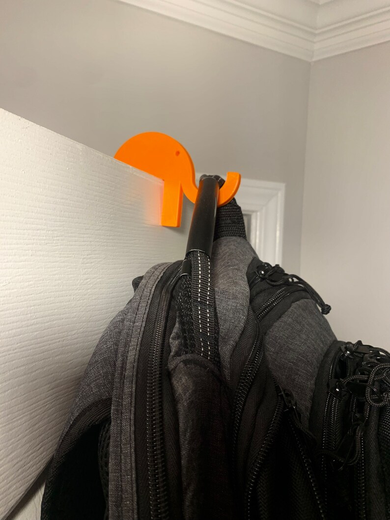Elephant Cubicle Hook 3D Printed Etsy