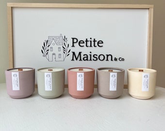 luxury concrete candle, candle gift box, luxury candle gift, Gift for her, Unique candle, soy wax candles, Scented Candle